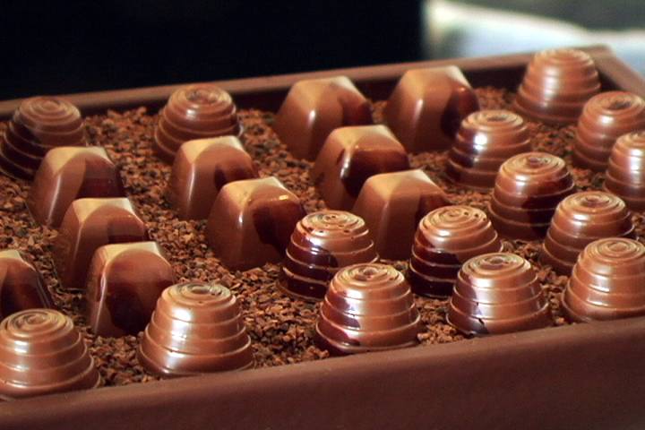 luxury chocolate representation