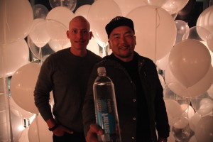 Chef Roy Choi and Harley Pasternak at smartwater sparkling Insider Collective dinner at W Hollywood