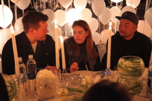 Chefs Roy Choi and Tyler Florence at smartwater sparkling Insider Collective dinner at W Hollywood