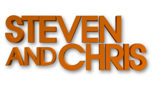 Steven and Chris-logo-whiteandorange