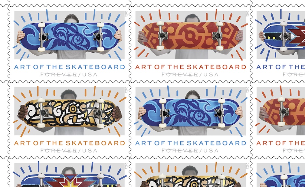 U.S. Postal Service Release 4 New Forever Stamps with Skateboard Designs -  TasteTV